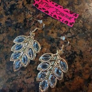 RESERVED Betsey Johnson Earrings NWT